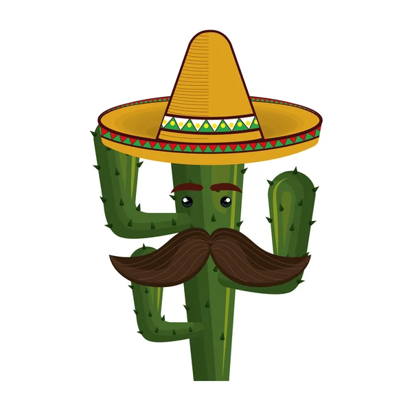 Cactus planta del desierto — Vector de stock