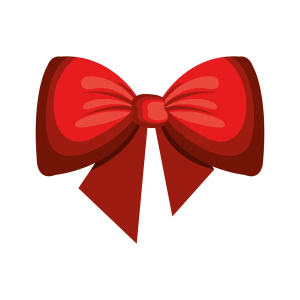 Röda bow band — Stock vektor