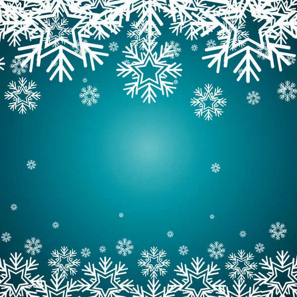 Nieve invierno fondo — Vector de stock