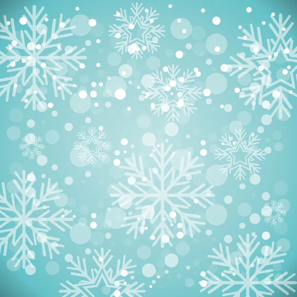 Neige hiver fond — Image vectorielle
