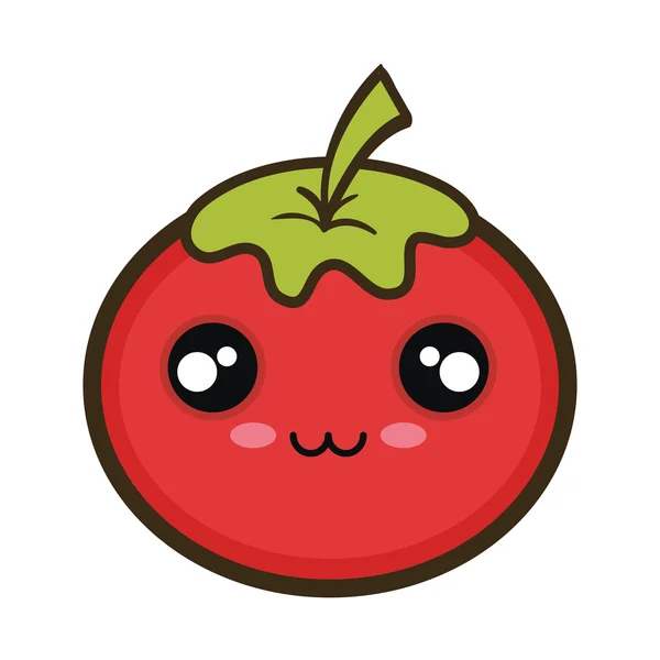 Pomodoro rosso vegetale — Vettoriale Stock