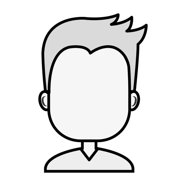 Hombre avatar dibujos animados — Vector de stock