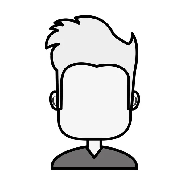 Hombre avatar dibujos animados — Vector de stock
