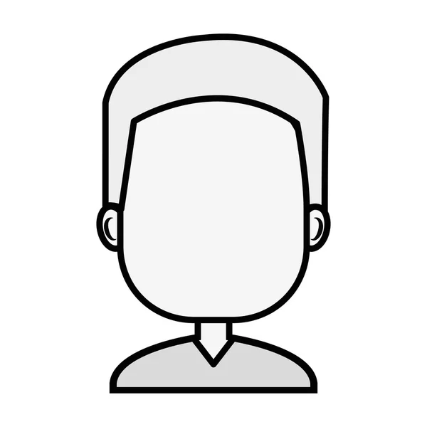 Hombre avatar dibujos animados — Vector de stock