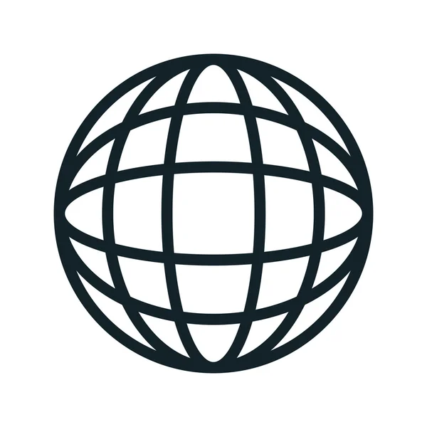 Globala sphere network — Stock vektor