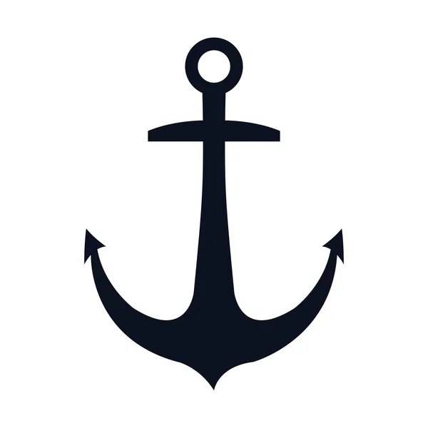 Anchor marine symbol — Stock Vector