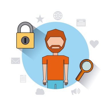 Arama Motoru Optimizasyonu düz simgeler