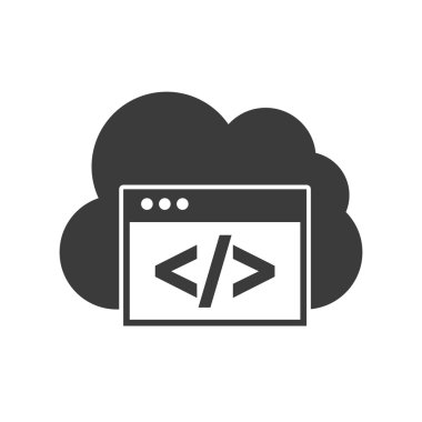 SEO simgesiyle bulut