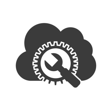 SEO simgesiyle bulut