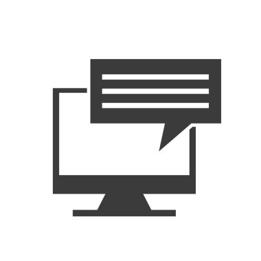 bilgisayarı sosyal medya simge ile izlemek