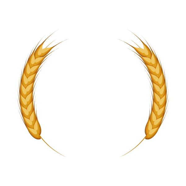 Cosecha de cereales de trigo — Archivo Imágenes Vectoriales