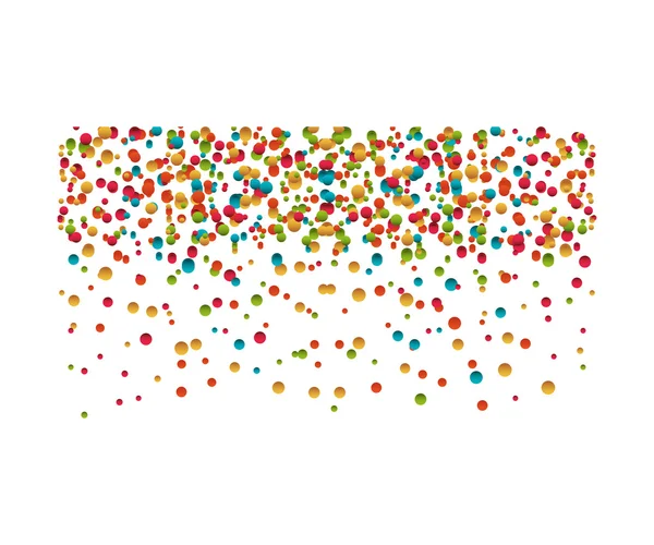 Confettis explosion décoration — Image vectorielle