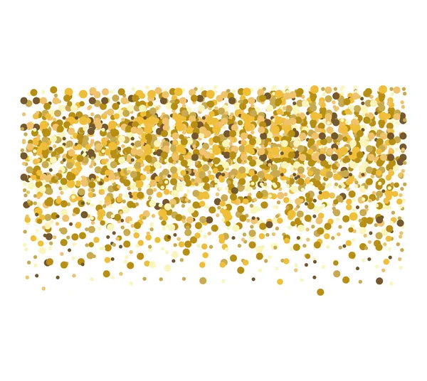 Gold stars confetti — Stock Vector