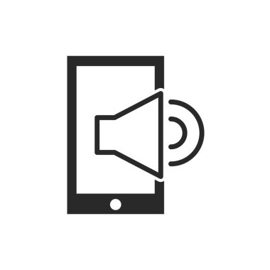 ses düğmesi menüsü ile Smartphone