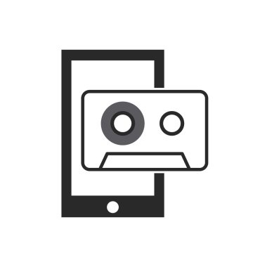 ses düğmesi menüsü ile Smartphone