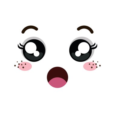 Kawaii karikatür ifade