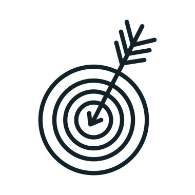 ok ile yuvarlak hedef