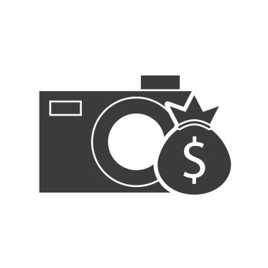 kamera iş simgesi ile fotoğraf