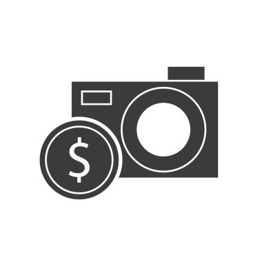 kamera iş simgesi ile fotoğraf