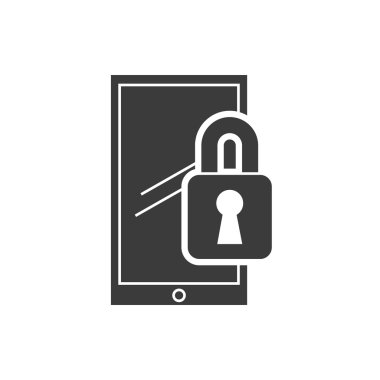 Smartphone ile izole simgesi