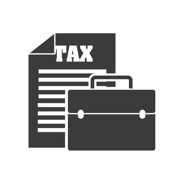 Значок налоговых поступлений — стоковый вектор