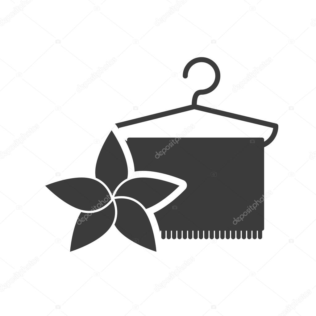spa relax service isolated icon