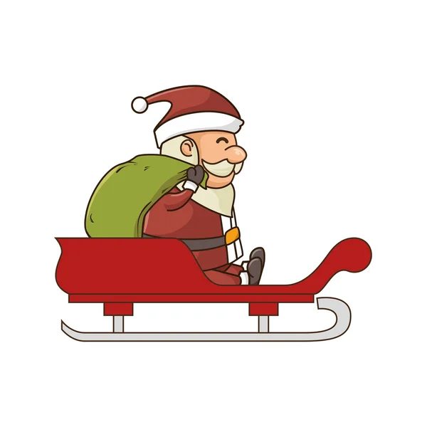 Caricatura de Santa Claus — Vector de stock