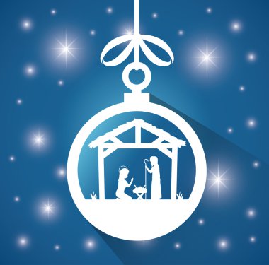 siluet yemlik neşeli Noel tasarım tasarım