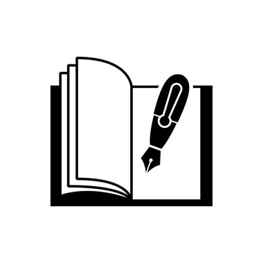 Kalem simgesi olan kitap