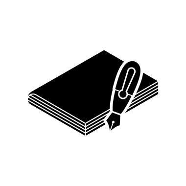 Kalem simgesi olan kitap