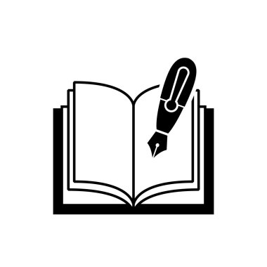 Kalem simgesi olan kitap