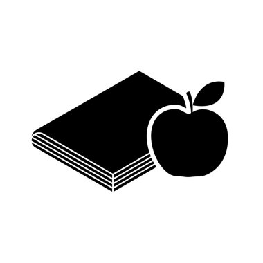elma meyve simgesi ile kitap