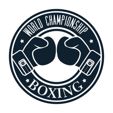 Boks eldivenleri yumruk izole