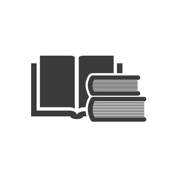 Libro de texto con icono de la educación — Archivo Imágenes Vectoriales