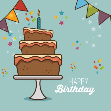 iyi ki doğdun tasarım izole