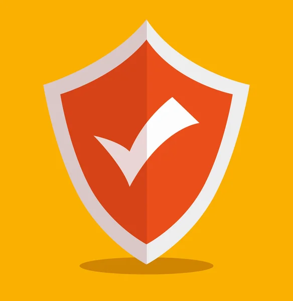 Icono seguro diseño de seguros — Vector de stock