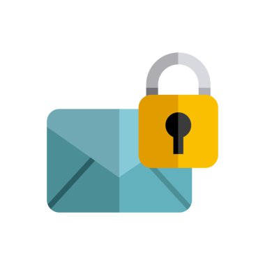 Kağıt zarf ile iş simgesi