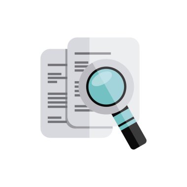 iş simgesi olan büyüteç