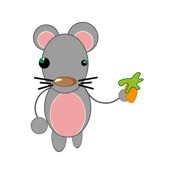 Desenho animado animal do mouse — Vetor de Stock