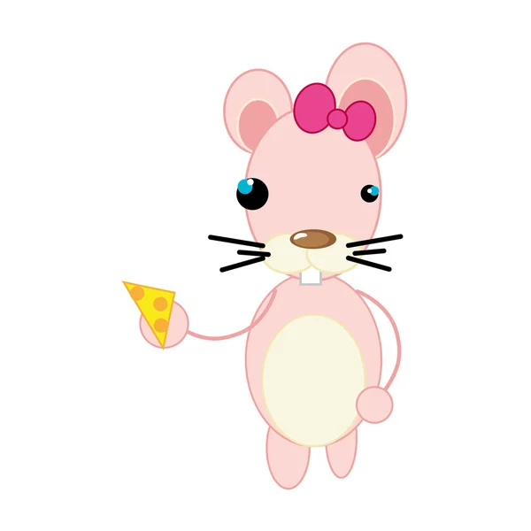 老鼠动物卡通 — 图库矢量图片
