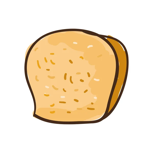 Producto de panadería de pan — Vector de stock