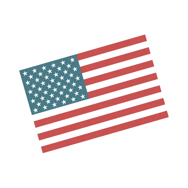 Symbol vlajky USA — Stockový vektor