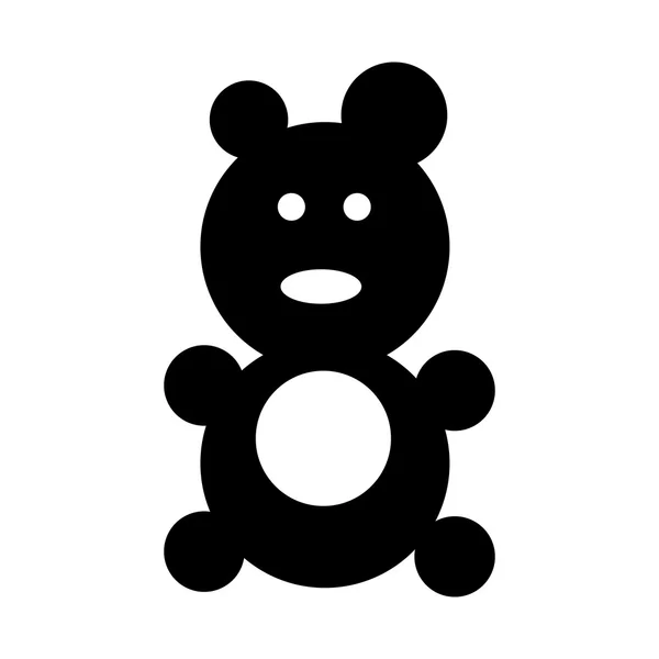 Bärenbaby-Spielzeug — Stockvektor