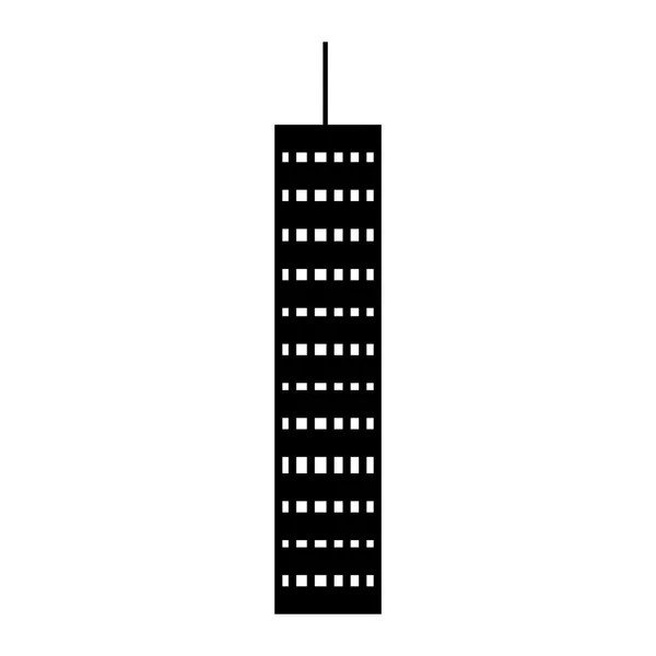 Kule şehir kurma — Stok Vektör