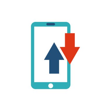 Smartphone teknoloji seo simgesiyle