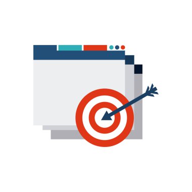 Şablon web sayfası seo simgesiyle