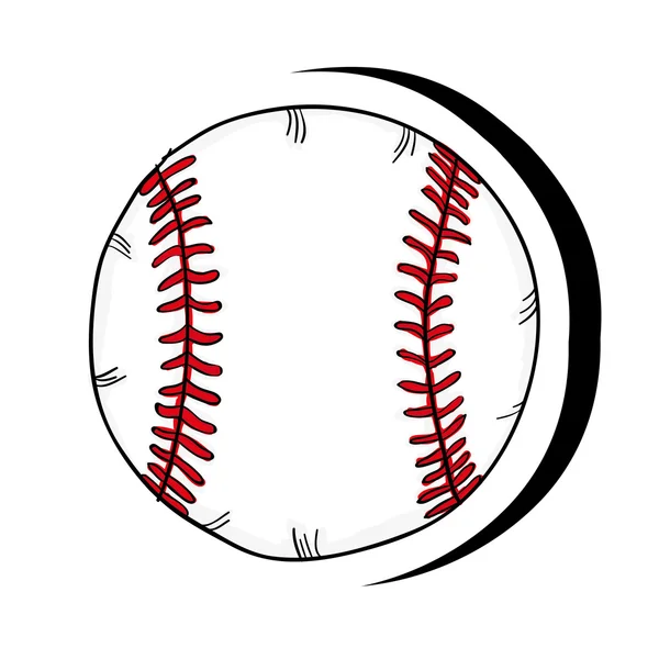 Beyzbol spor top — Stok Vektör