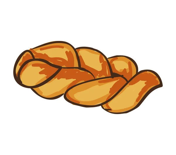 Pain boulangerie nourriture — Image vectorielle