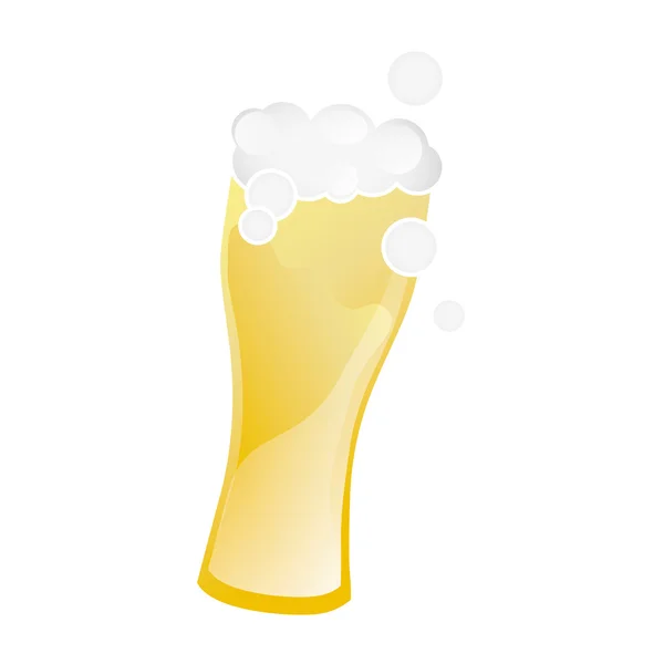 Bierglasgetränk — Stockvektor