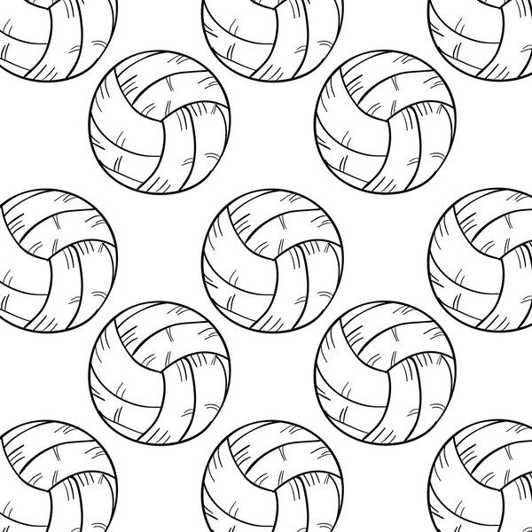 volleyball balls background